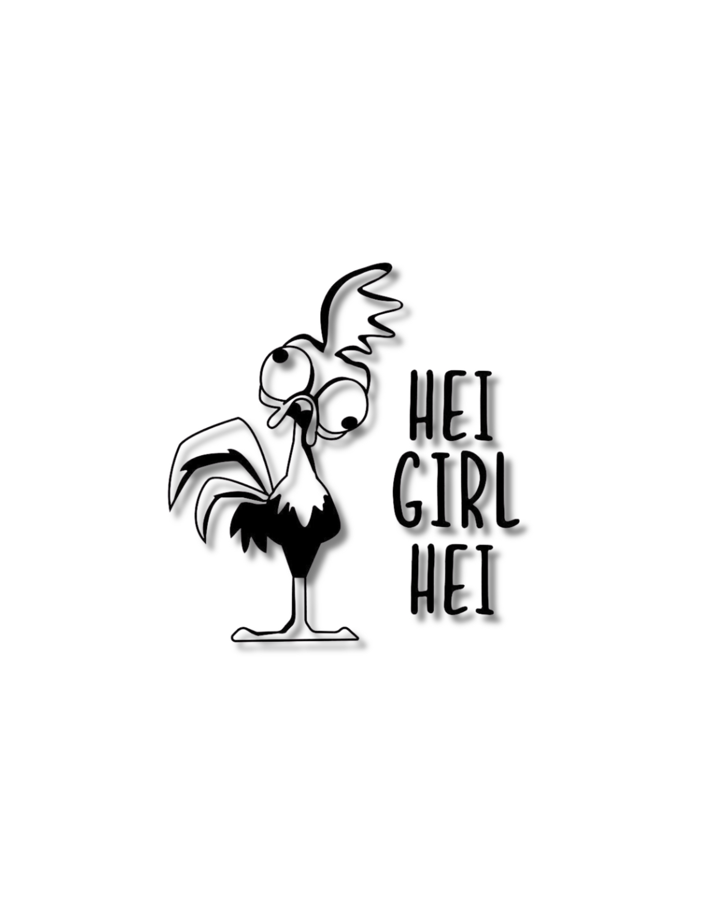 Hei Girl Hei - Car Decal